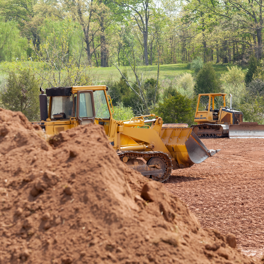 Land clearing in progress